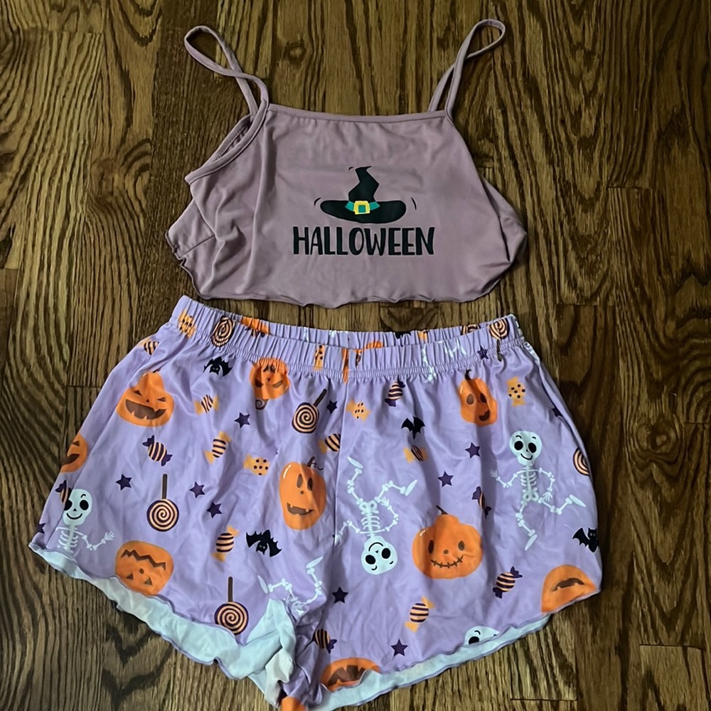 Women’s shein cute Halloween set